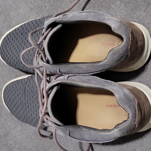 Ugg Hepner Sneakers Full Grain Leather Men's Size 13 Grey Shoes Lace Up - Picture 7 of 10